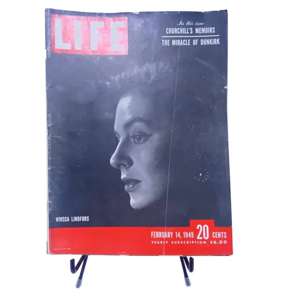 LIFE Magazine February 14 1949 Viveca Lindfors Cover Vintage Hollywood Actress